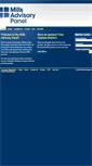 Mobile Screenshot of millsadvisorypanel.com